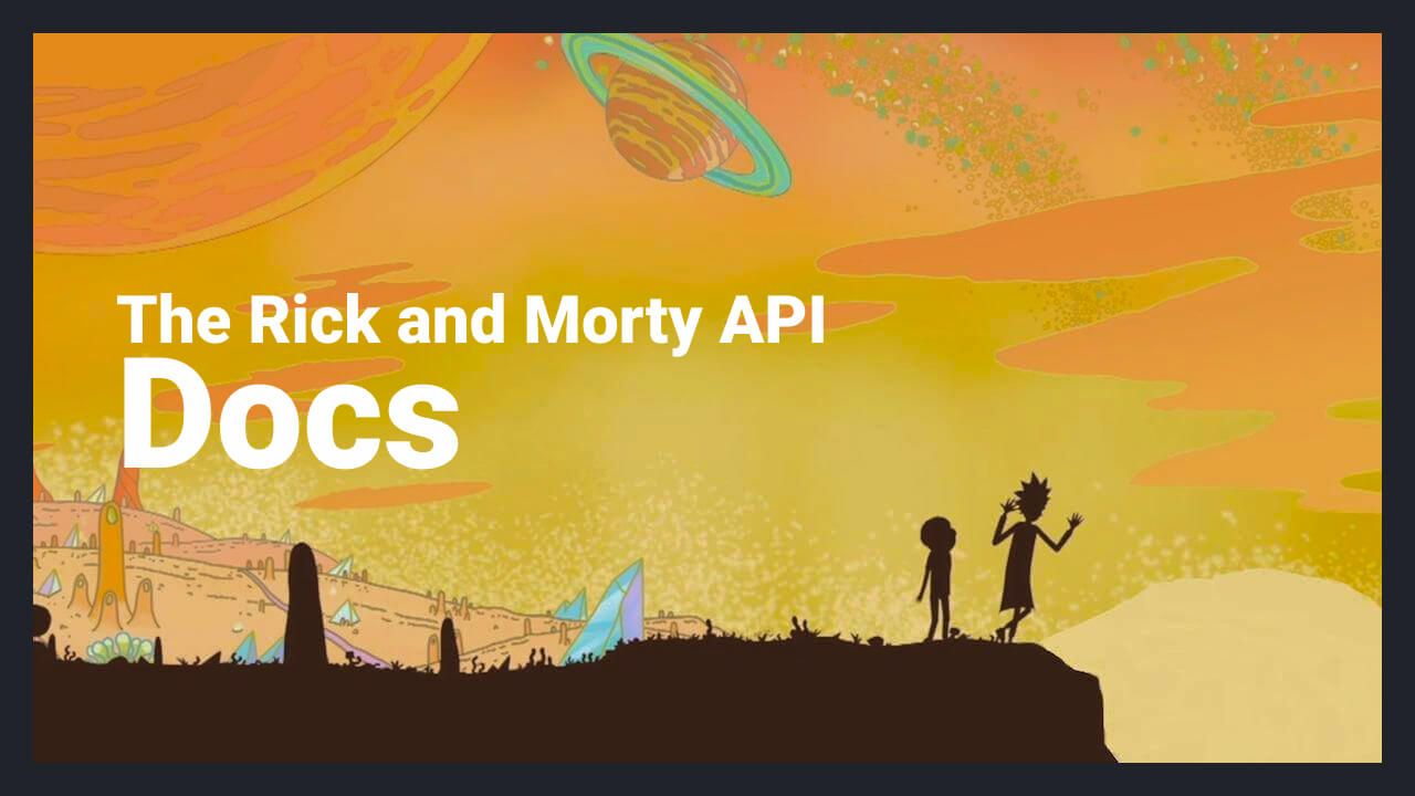 Prévia real de Rick and Morty API