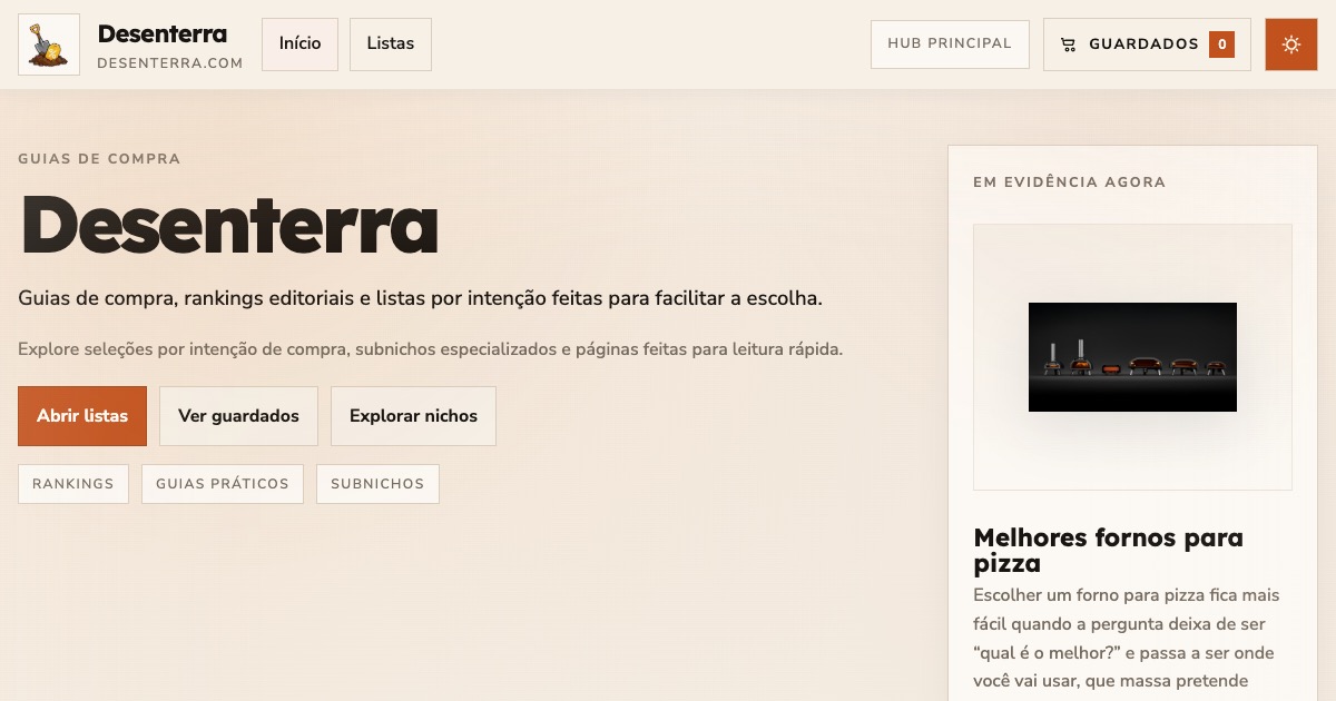Prévia real de Desenterra